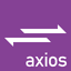 Ícone da stack Axios